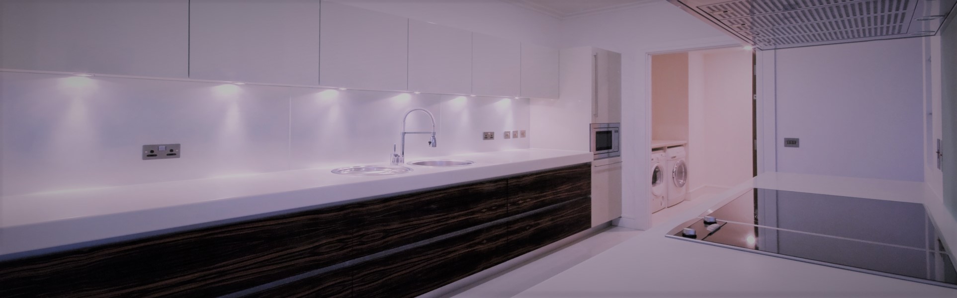 Slider, Glass Splashbacks Installed in Archway | Kitchen & Bathroom Styles